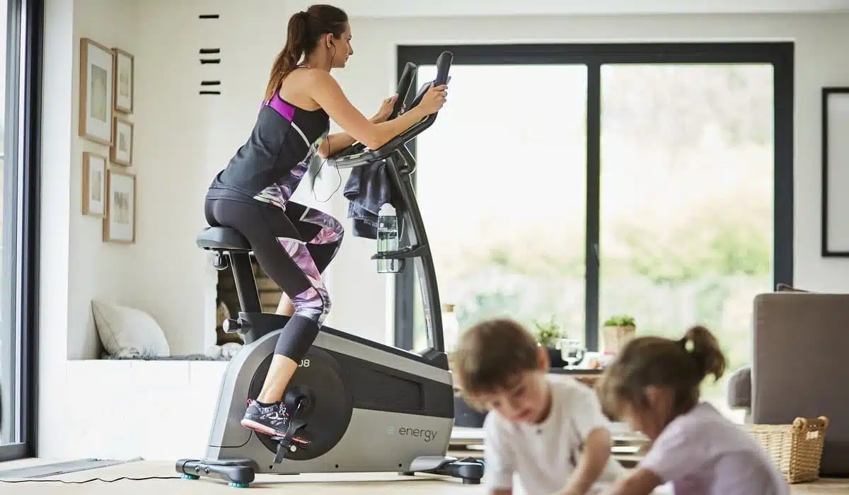 La pratique intense du vélo d'appartement